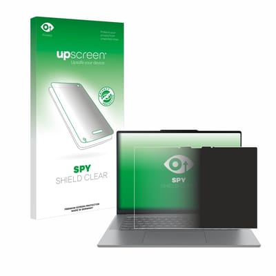 upscreen - privacy screenprotector voor Lenovo Yoga Slim 7i Gen 9 15" Aura Edition - Folie Beschermfolie Blauwlichtfilter