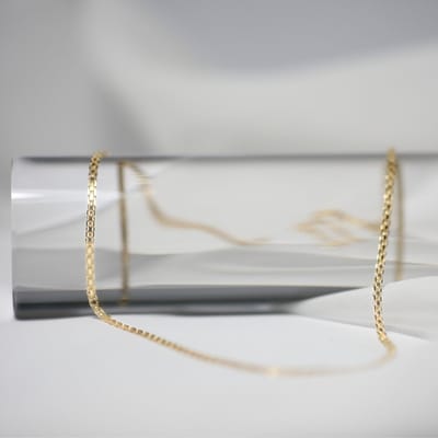 925 Zilveren Ketting Verguld - Double Link - 90% Gerecycled Zilver - Hypoallergeen