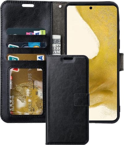 Portemonnee Book Case Hoesje Geschikt voor: Samsung Galaxy S22+ S906 zwart
