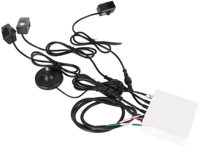 3 Fase Stroomtang - Energiemonitor KWh - Energie Verbruik Meten - Realtime Gegevens - 3 x 80A Sensoren - Wit