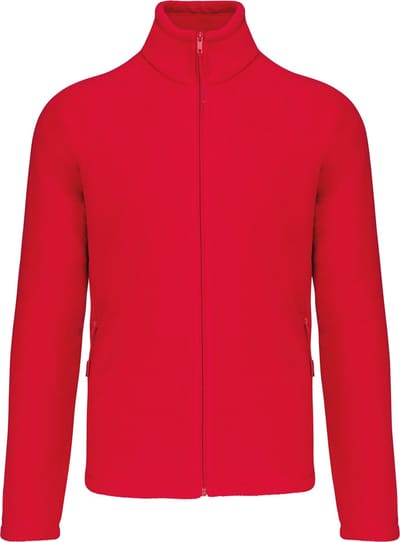Kariban Microfleece met rits en raglanmouwen heren K917 - Red - S