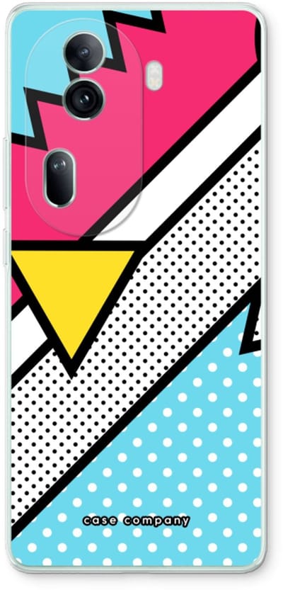 Case Company® - Hoesje geschikt voor Oppo Reno 11 Pro hoesje - Pop Art #3 - Soft Cover Telefoonhoesje - Bescherming aan alle Kanten en Schermrand