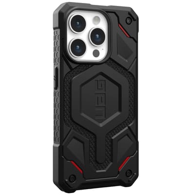 MagSafe-hoes voor Apple iPhone 15 Pro, Urban Armor Gear, Monarch Pro Kevlar, Zwart