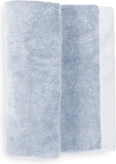 Heckett & Lane 3-pack katoen handdoeken ijsblauw - 50x100 - luxe uitstraling - huidvriendelijk en duurzaam