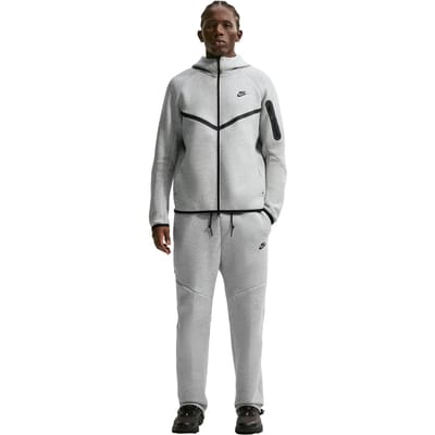 Nike Fleecebroek met open zoom voor heren Tech - Grijs- Heren, Grijs L