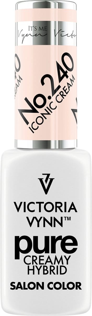 Victoria Vynn - Pure Creamy Hybrid 240 Iconic Cream 8 ml - peach nude gel polish - beige nude bruin - vegan - gel lak - nagels - nagelverzorging - nagelstyliste - manicure - gellak - acryl - gel - biab - polygel - callance