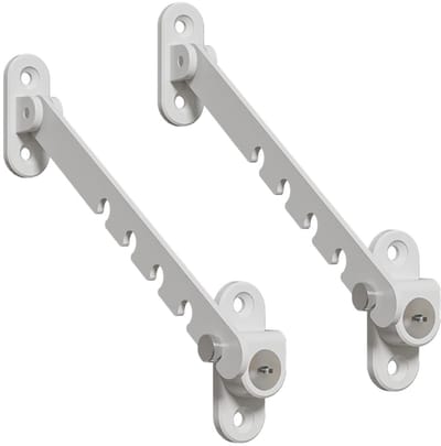 Dailygoods- Raamveiligheidsbegrenzers - Vergrendeling open raam