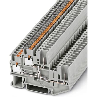 Phoenix Contact 3210907 Klem 2-etages 5.2 mm Snelaansluiting Grijs 50 stuk(s)