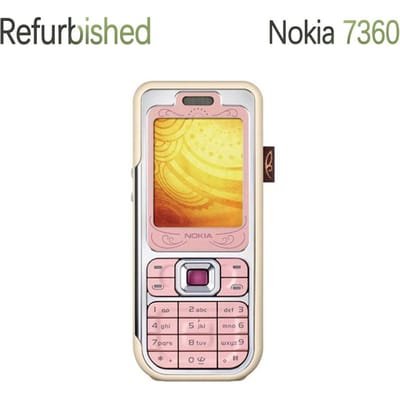 Gerenoveerde Nokia Originele Nokia 7360 Mobiele Telefoon Met 1 SIM Simple Set geel