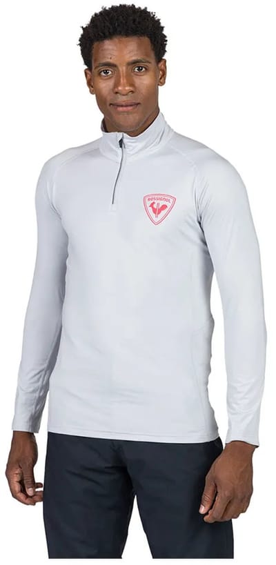 Rossignol New Hero Classique Fleece Met Halve Rits Grijs 2XL Man