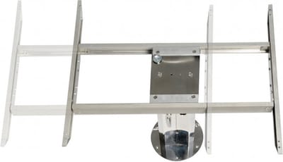 Osculati aluminium bi-directioneel Tafelschuifstuk 680 x 560 mm