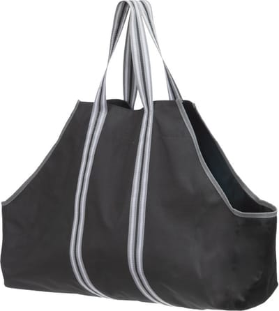 ShelterLogic® polyester brandhoutzak beuken | Zwart | 23 kg