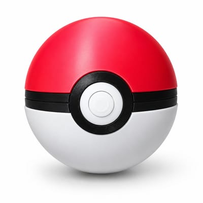 Poké Ball Display - Verzamelobject - Cosplay Prop - Gaming Kamer Decoratie - Cadeau voor Pokémon Fans - Ø 10 cm