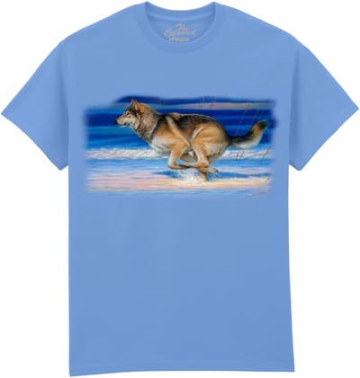 Wolf Snow Beat The Coloured House T-shirt M