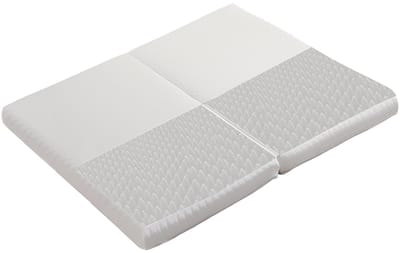 Opvouwbare Matras 140x200 cm - Schuimmatras H3 - 10 cm Dik - Ademend - Wasbare Hoes - Oeko-Tex Gecertificeerd - Wit