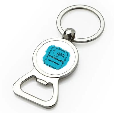 Akyol - liefste schoonvader van de wereld flesopener - Vader - de liefste schoonvader - vader cadeautjes - vaderdag - verjaardag - geschenk - kado - 9 bij 3 cm