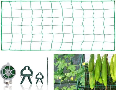 Tuinscherm voor Klimplanten, Bescherming tegen Vogels en Onkruid, Extra Sterk en Duurzaam (1.8m x 3.6m, 10cm)