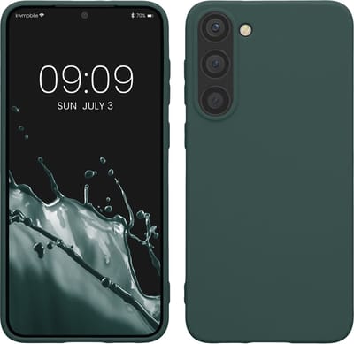 kwmobile telefoonhoesje geschikt voor Samsung Galaxy S23 Plus - Hoesje voor smartphone - Back cover in blauwgroen