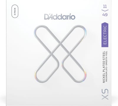 D'Addario XSE11149 XS 11-49 - 3-Pack - Elektrische gitaarsnaren