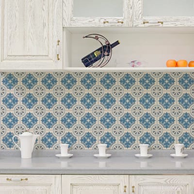 Muurstickers - Zelfklevende tegelmuurstickers voor keuken en badkamer - 9 tegelstickers - 9 stickers 10x10cm