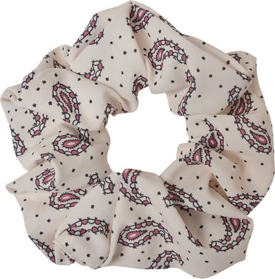 Clayre & Eef Haarelastiek Wit Synthetisch