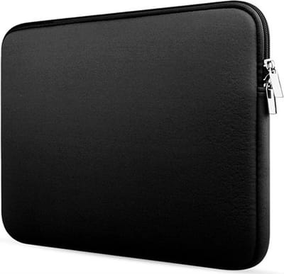 WiseGoods Premium Neopreen Laptophoes 14-15 Inch - Laptop Hoes - Laptophoezen - Beschermhoes Laptops - Laptopsleeve - Cover Zwart