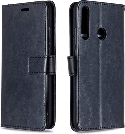 Portemonnee Book Case Hoesje Geschikt voor: Motorola Moto G8 Power Lite -  zwart