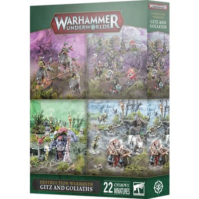 Beeldje Games Workshop Warhammer Underworlds : Bandes de la Destruction : Colosses et Avortons