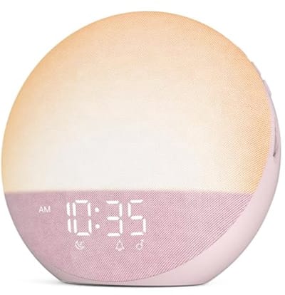 Zonsopgang wekker met Bluetooth luidspreker en slaapgeluiden voor volwassenen en kinderen