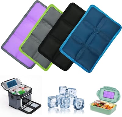 Cooler bags set van 4 - herbruikbare koelers - voor lunch en uitjes - milieuvriendelijk - ShopVlot