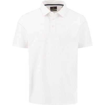 Fynch-Hatton Polo Cotton Interlock Short Sleeve Wit / male
