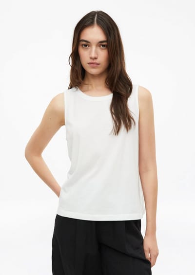 T-shirt van jersey met ronde hals en vrouwenmotief s.Oliver