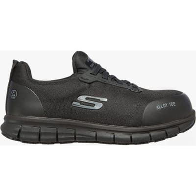 Skechers Dames Work SURE TRACK - Jixie Alloy Toe Werkschoenen Sneakers 108041EC Zwart