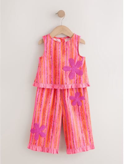 Next - Meisjes - Set van top en broek - Roze