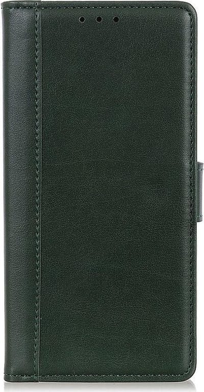 Shop4 - Nokia 1 Plus Hoesje - Wallet Case Grain Groen