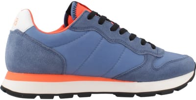 Sun68 Sneaker Tom Fluo Avio Blauw - Maat 40 - Heren - Sneakers