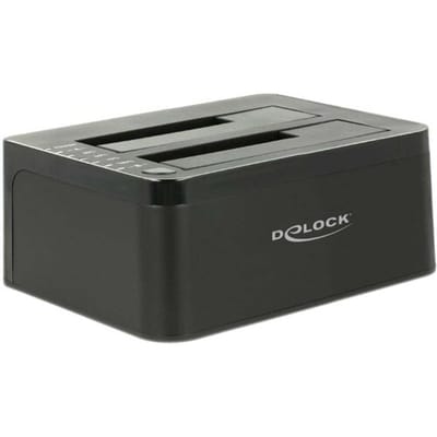 Delock USB 5 Gbps Dual Docking Station for 2 x SATA HDD / SSD with Clone Function