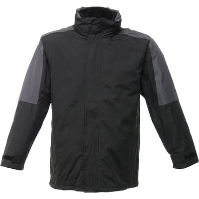 Regatta Herenverdediger III 3-In-1 Jasje (waterdicht & winddicht) (Zwart/Seal Grijs)