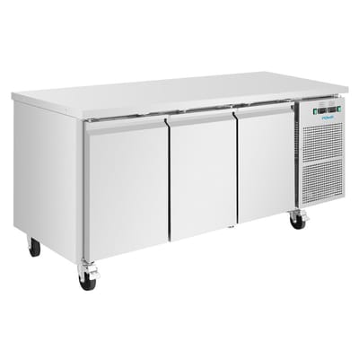 Polar U-serie koel-vrieswerkbank met 3 deuren 314L