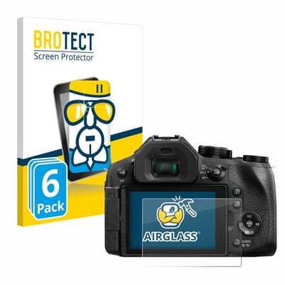 Screenprotector 6 Stuks voor Panasonic Lumix DMC-FZ300 Beschermglas transparant