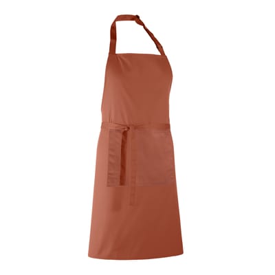 Premier Dames/Dames Kleuren Bipschort Met Zak / Werkkleding (Pakket van 2) (Kastanje)