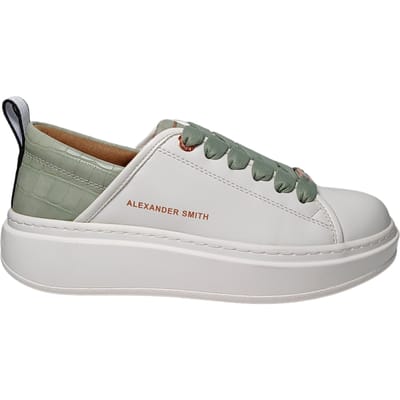 Damesschoenen Alexander Smith Eco-wembley vrouw-witte lichtgroen