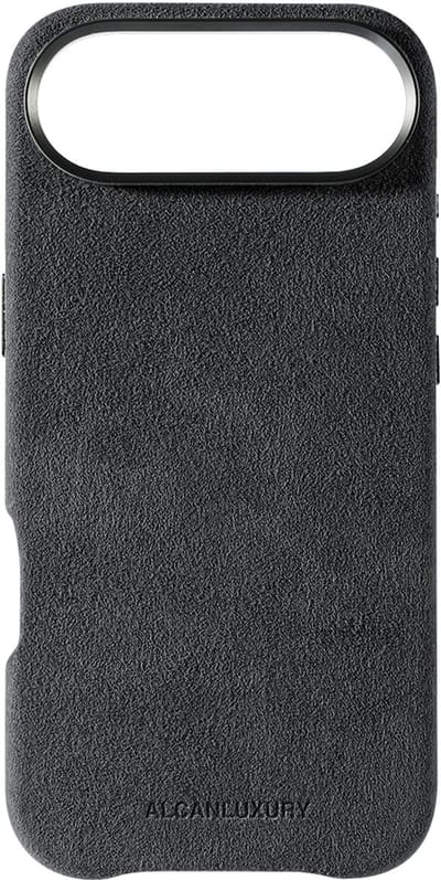 Alcanluxury Alcantara telefoonhoesje geschikt voor Apple iPhone 17 Air - Space Grey