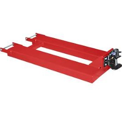 Bauer manoeuvreerhulp RH-RA, met aanhangerkoppeling, tot 250 kg, L 1480 x B 650 x H 310 mm, gelakt, vuurrood RAL 3000