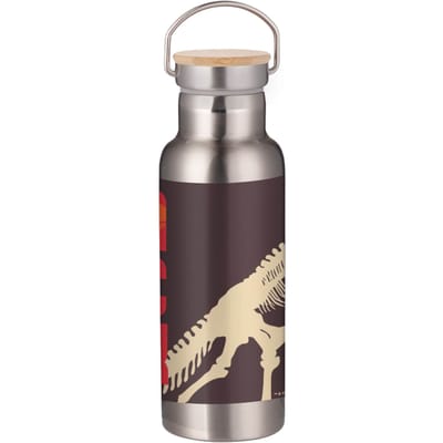 Jurassic Park Skeleton Portable Insulated Water Bottle - Steel