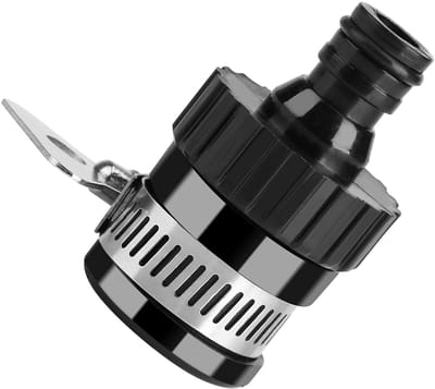 Dailygoody - Universele Kraanconnector - Roestvrijstalen Tuinslangadapter - Multifunctionele Slangfitting - 20 Mm Buitendiameter - Voor Tuinieren en A