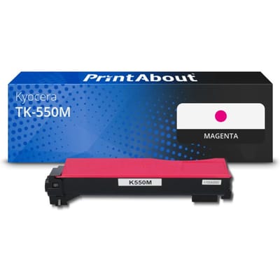 PrintAbout huismerk Toner TK-550M Magenta Geschikt voor Kyocera