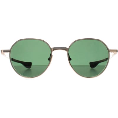 Dita Rond Unisex Witgoud Zilver G-15 Groen Vers Eén