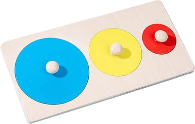 Houten Puzzel - Vormen Sorteren - Vroeg Leren - Gladde Splintervrije Rand - 21 x 20 x 3 cm - Multicolor