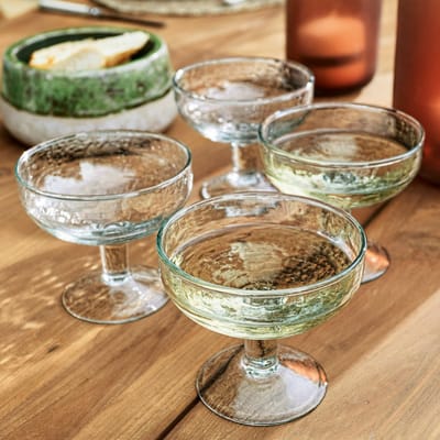 LOBERON Glas set van 4 Port Vila helder